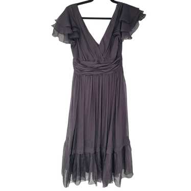 Rebecca Taylor Rebecca Taylor Black Dress Silk Wo… - image 1