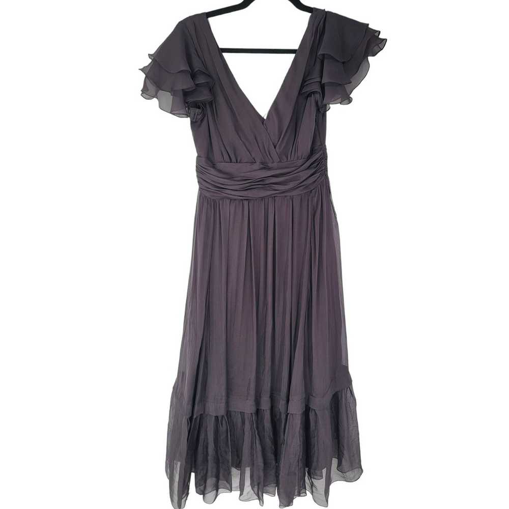 Rebecca Taylor Rebecca Taylor Black Dress Silk Wo… - image 2