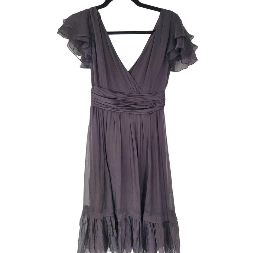 Rebecca Taylor Rebecca Taylor Black Dress Silk Wo… - image 7