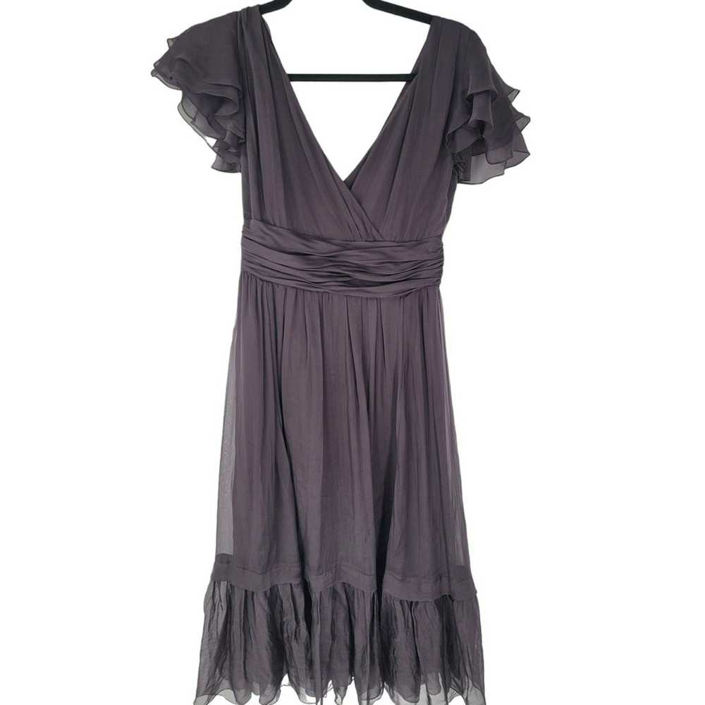 Rebecca Taylor Rebecca Taylor Black Dress Silk Wo… - image 8