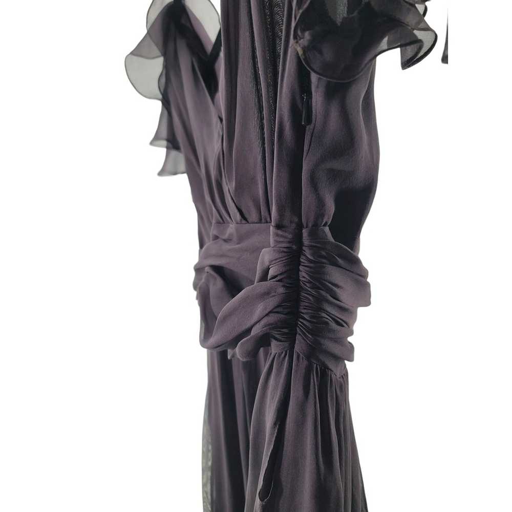 Rebecca Taylor Rebecca Taylor Black Dress Silk Wo… - image 9