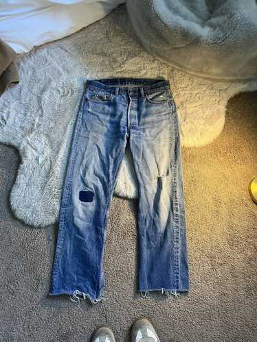 Levi's Vintage 90s Patchwork Levis 501 Denim Jeans