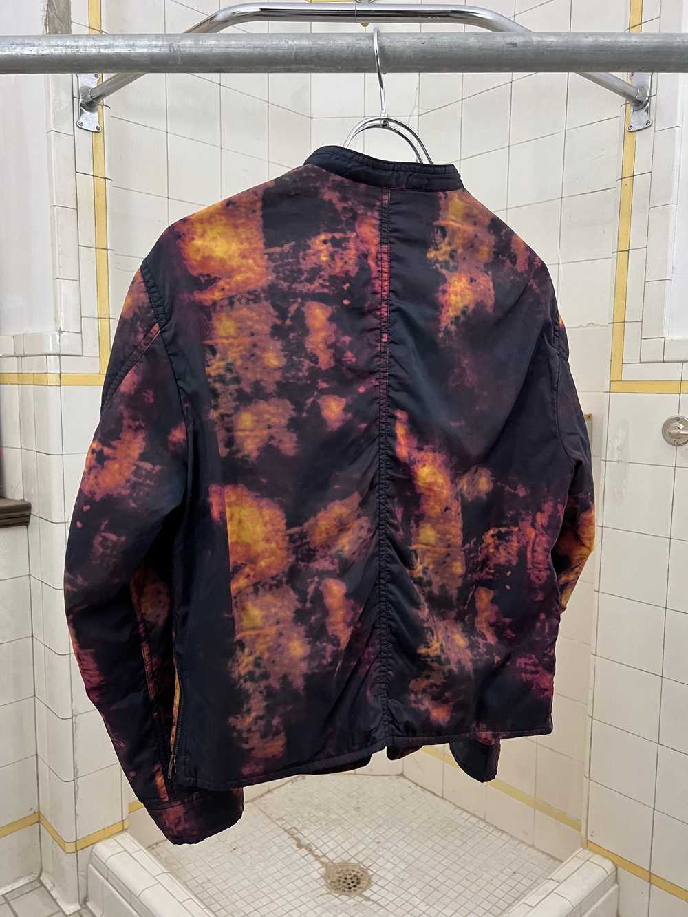 aw1998 Issey Miyake Orange Dyed Synthetic Jacket … - image 5