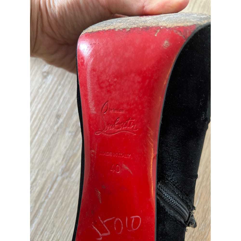 Christian Louboutin Velvet ankle boots - image 7