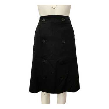 Yohji Yamamoto Wool mid-length skirt