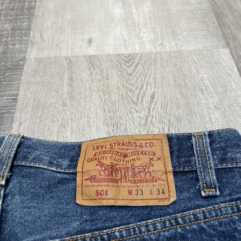 Levi's × Made In Usa × Vintage VTG Levis 501 Dark… - image 5