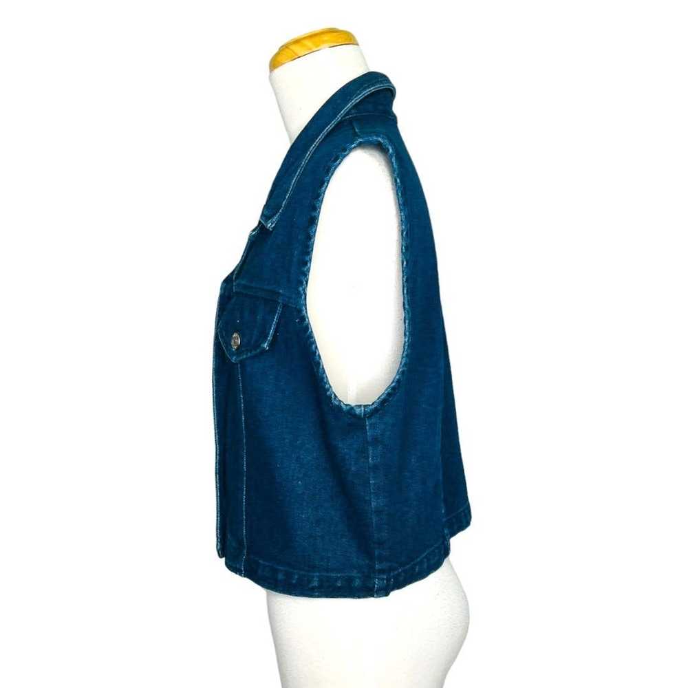 Streetwear Apache Denim Vest Size L Vintage Apach… - image 5