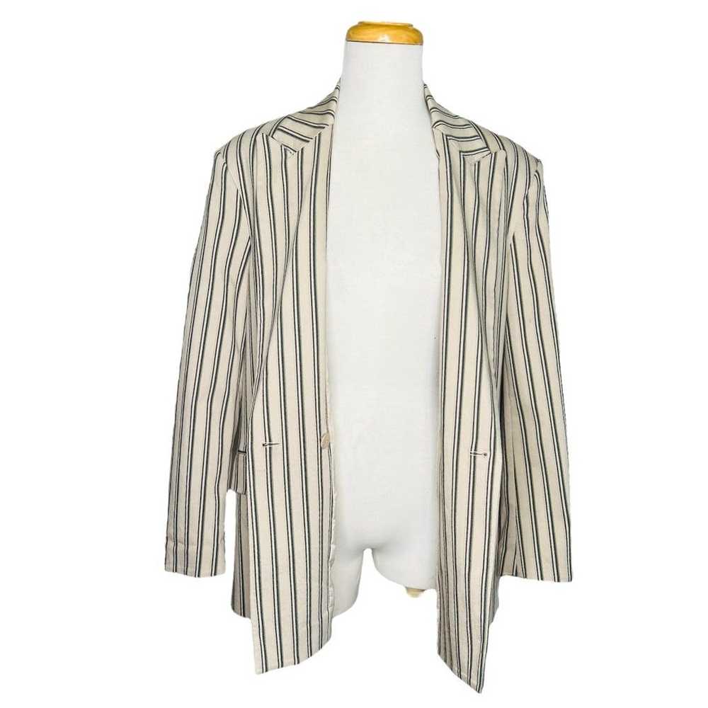 Zara Zara Oversized Blazer Double-Breasted Size X… - image 9