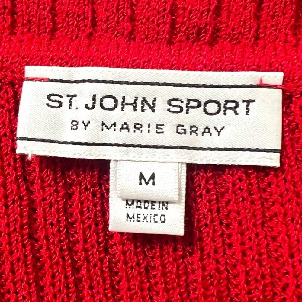 Designer St. John Sport by Marie Gray Zip Up Swea… - image 10