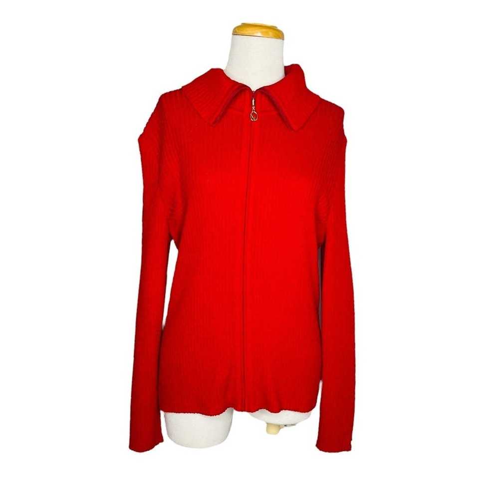 Designer St. John Sport by Marie Gray Zip Up Swea… - image 1