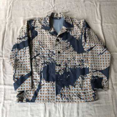 【I.S./ISSEY MIYAKE】80's denim jacket Vintage 80s Jean of Plantation Issey Miyake Denim Jacket