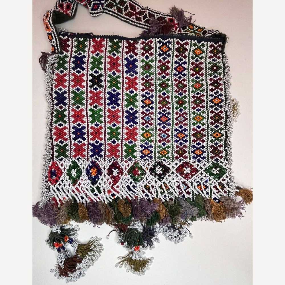 Other BEADED SHOULDER ETHNIC BAG Handmade - image 2