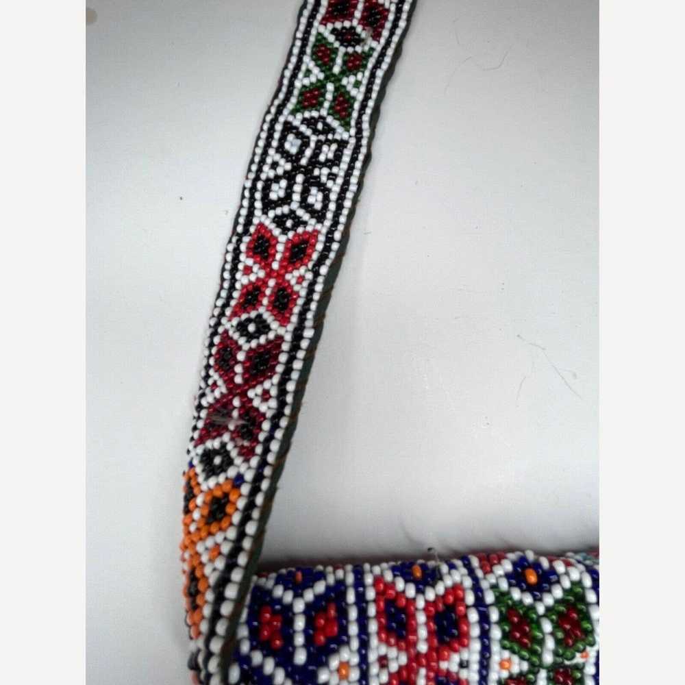 Other BEADED SHOULDER ETHNIC BAG Handmade - image 6