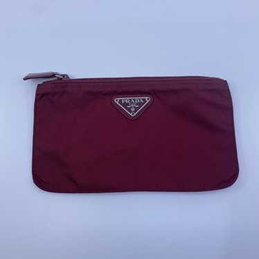 Prada vela small zip pouch clutch bag best sale