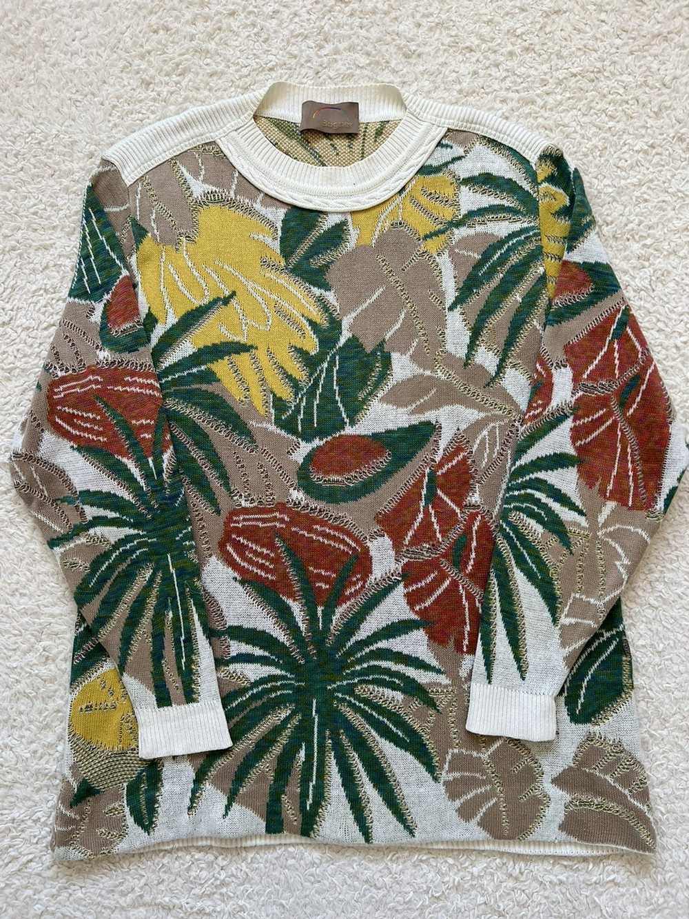 Bogner Sweater Bogner palm trees print - image 3