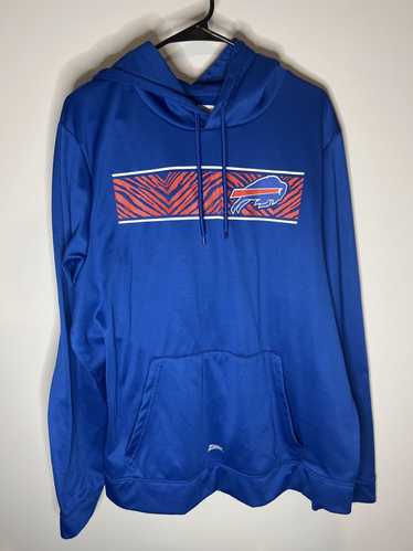 Zubaz NFL Buffalo Bills Men's Static Body Lightweight French Terry Hoodie