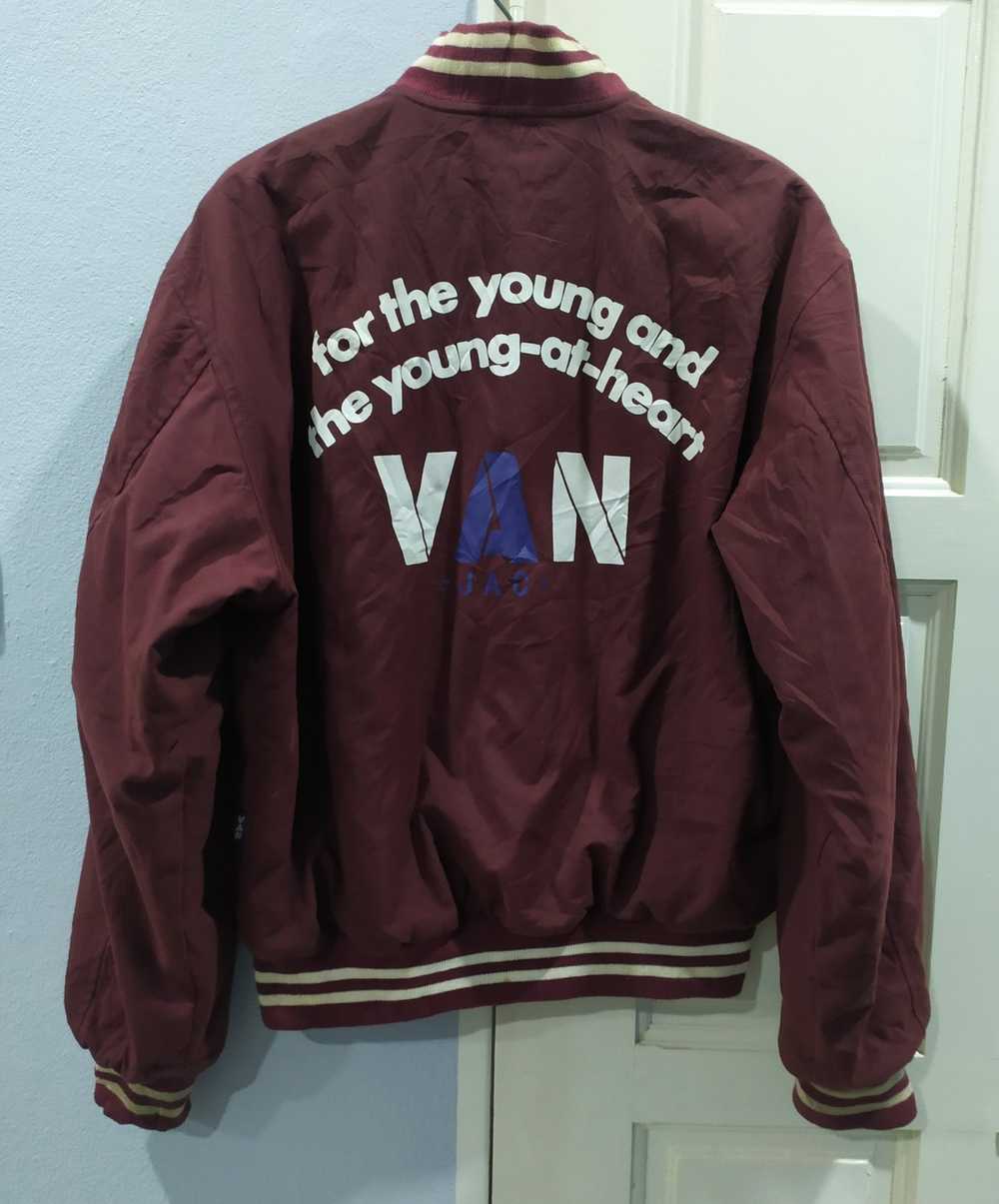 Vintage 80s Van Jac Japan American Football Team Varsity Jacket