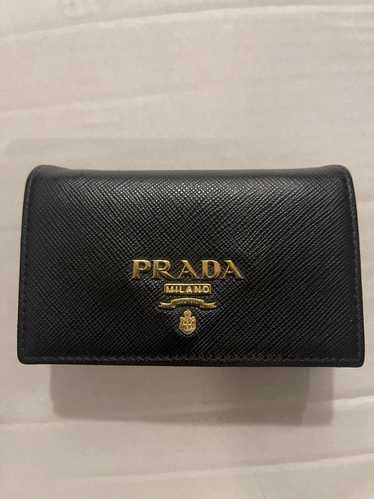 Prada PRADA Saffiano Leather Card Holder