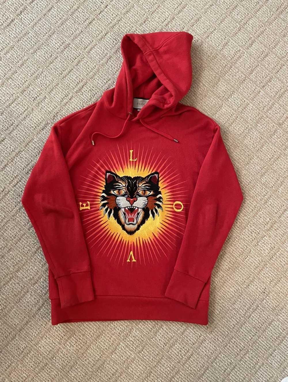 Gucci Gucci Hoodie Angry Cat - image 1