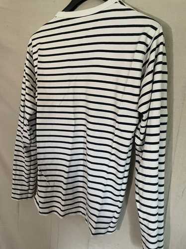 Uniqlo Uniglo Navy and White Striped French Terry 