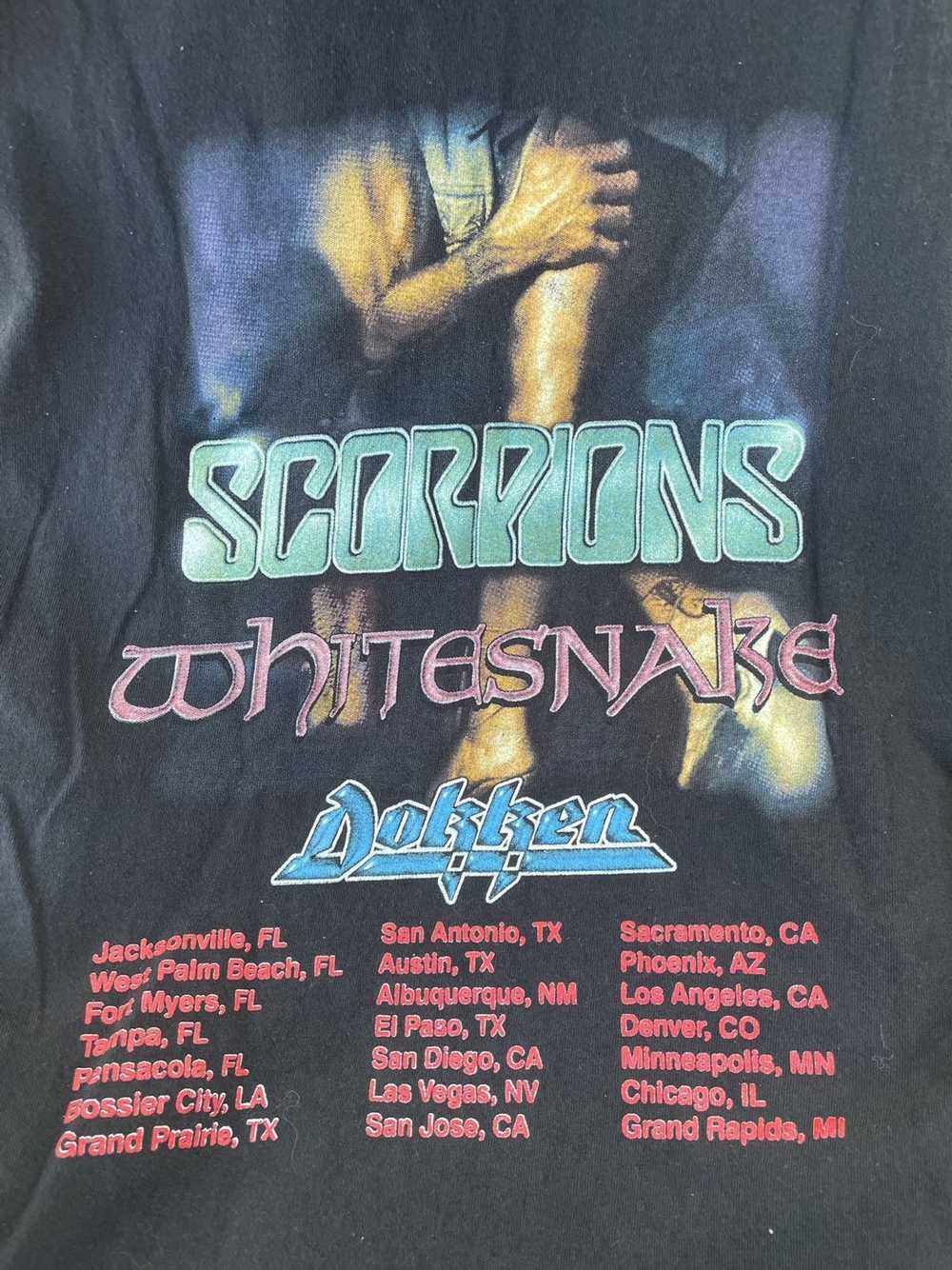 Band Tees × Vintage Vintage 90’s SCORPIONS WHITES… - image 6