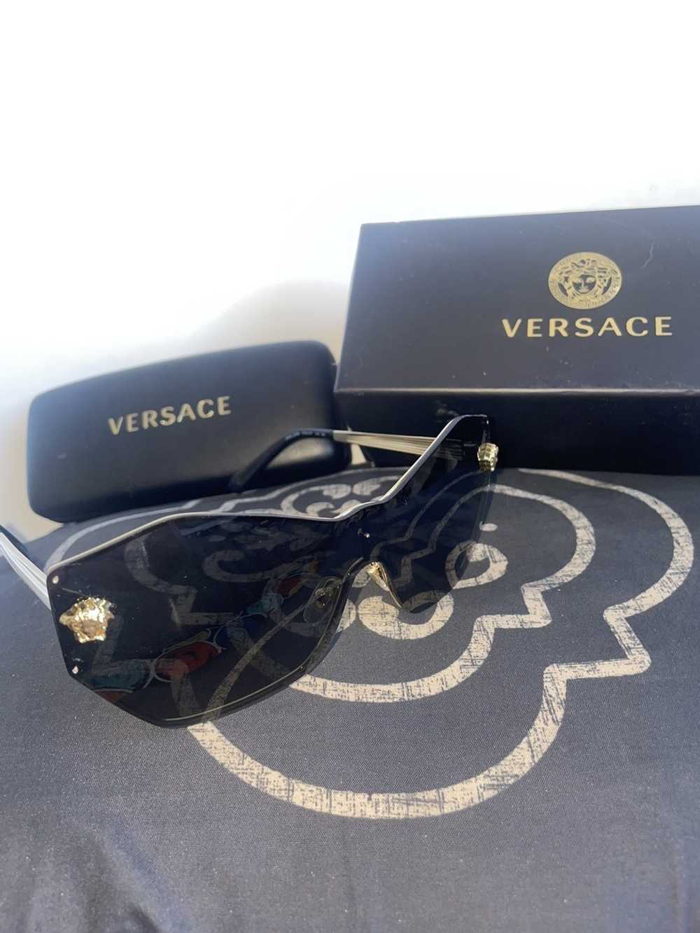 Versace Versace rimless hexagonal glasses - image 2