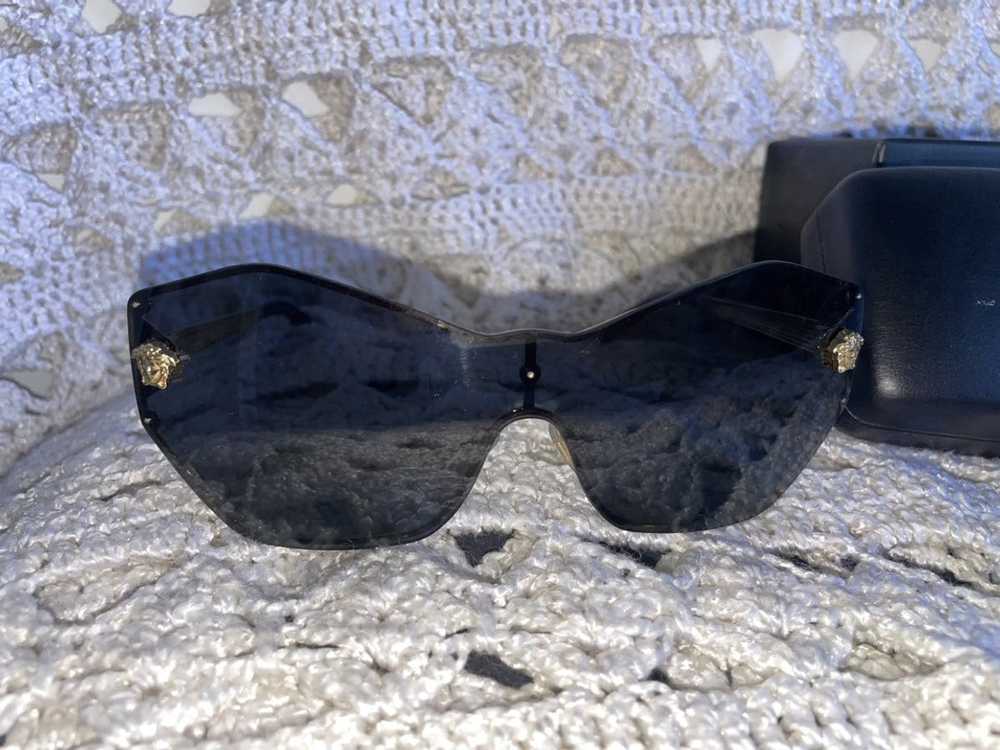 Versace Versace rimless hexagonal glasses - image 7