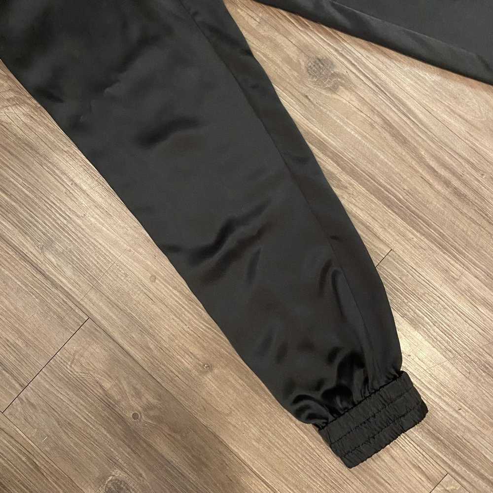 Amiri Amiri Black Silk Side Stripe Joggers - image 10