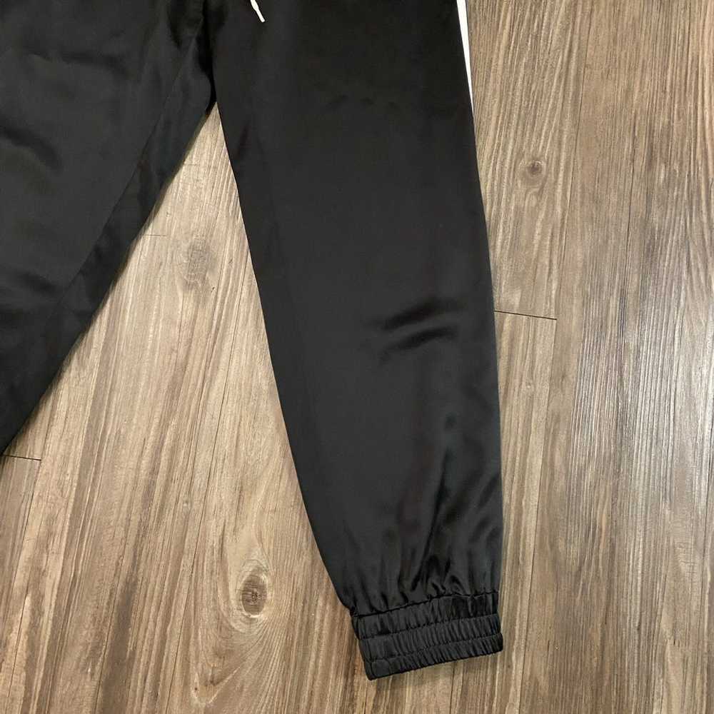 Amiri Amiri Black Silk Side Stripe Joggers - image 9