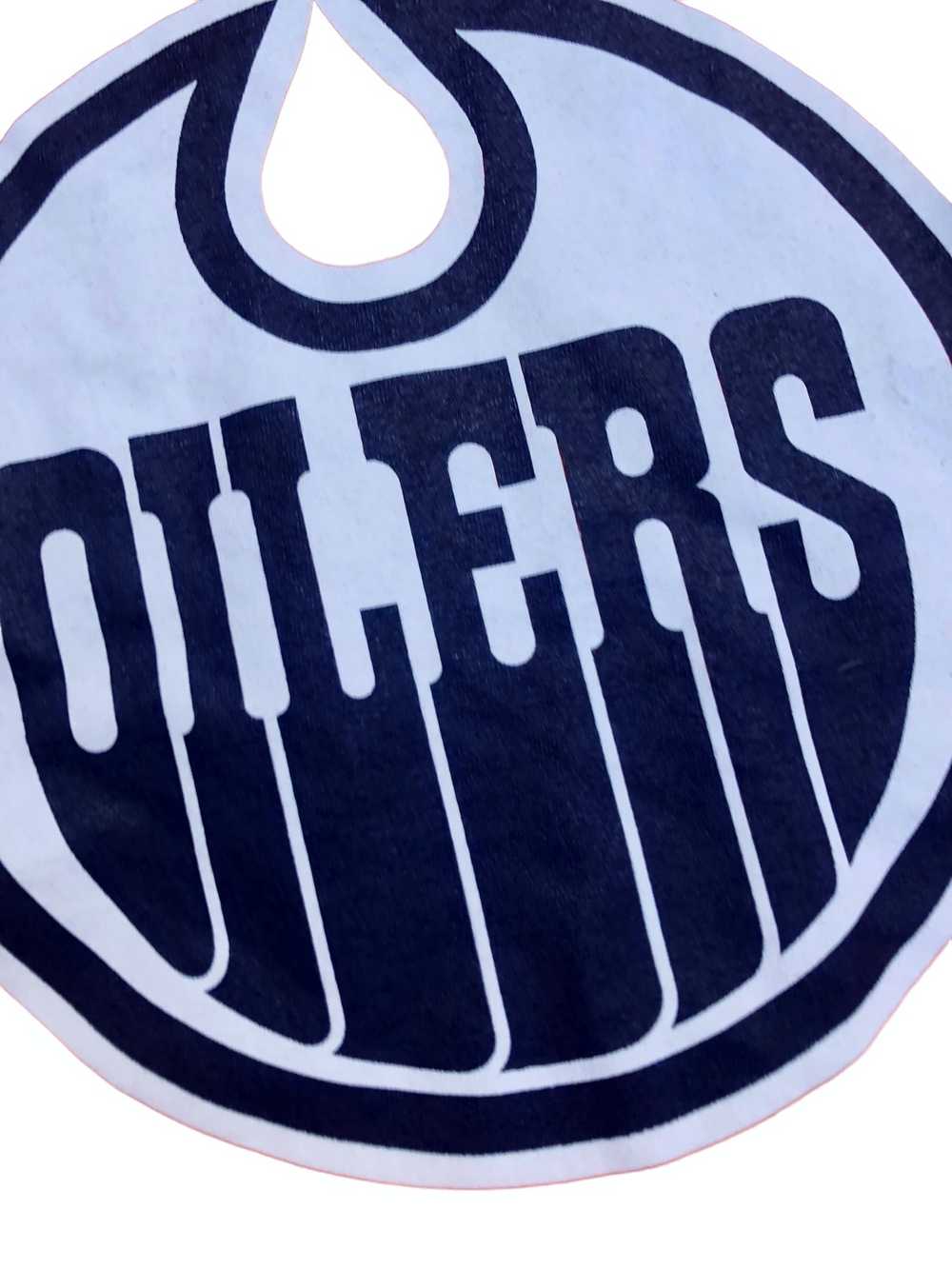 NHL Vintage CGW Edmonton Oilers Shirt Orange Large - image 6