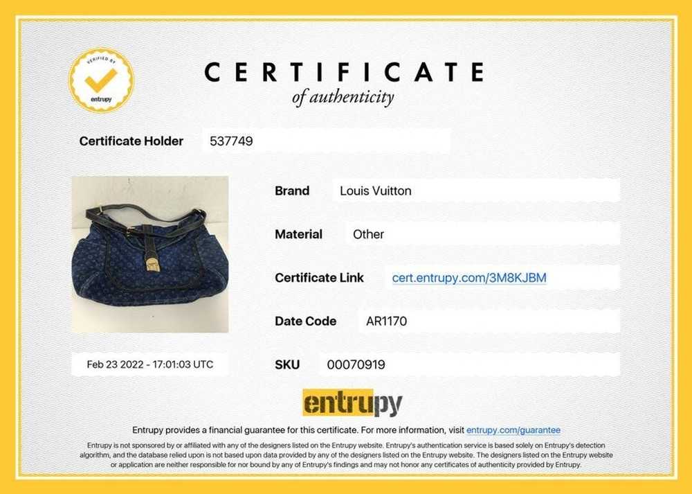 Louis Vuitton Louis Vuitton Ultra Rare Blue Monog… - image 2