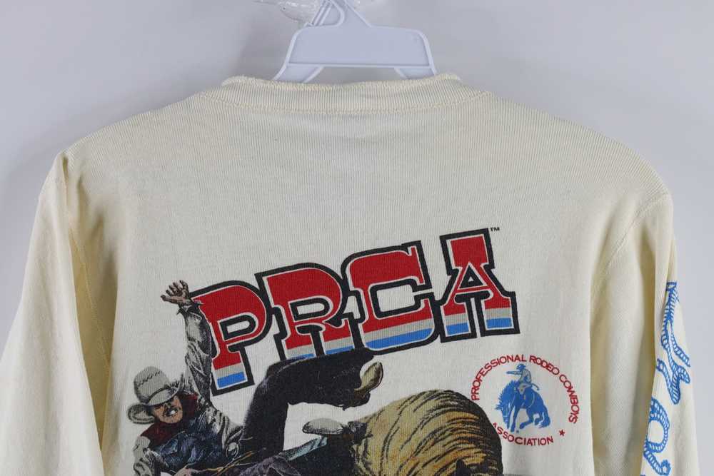 Vintage Vintage 80s PRCA Pro Rodeo Ribbed Knit He… - image 11