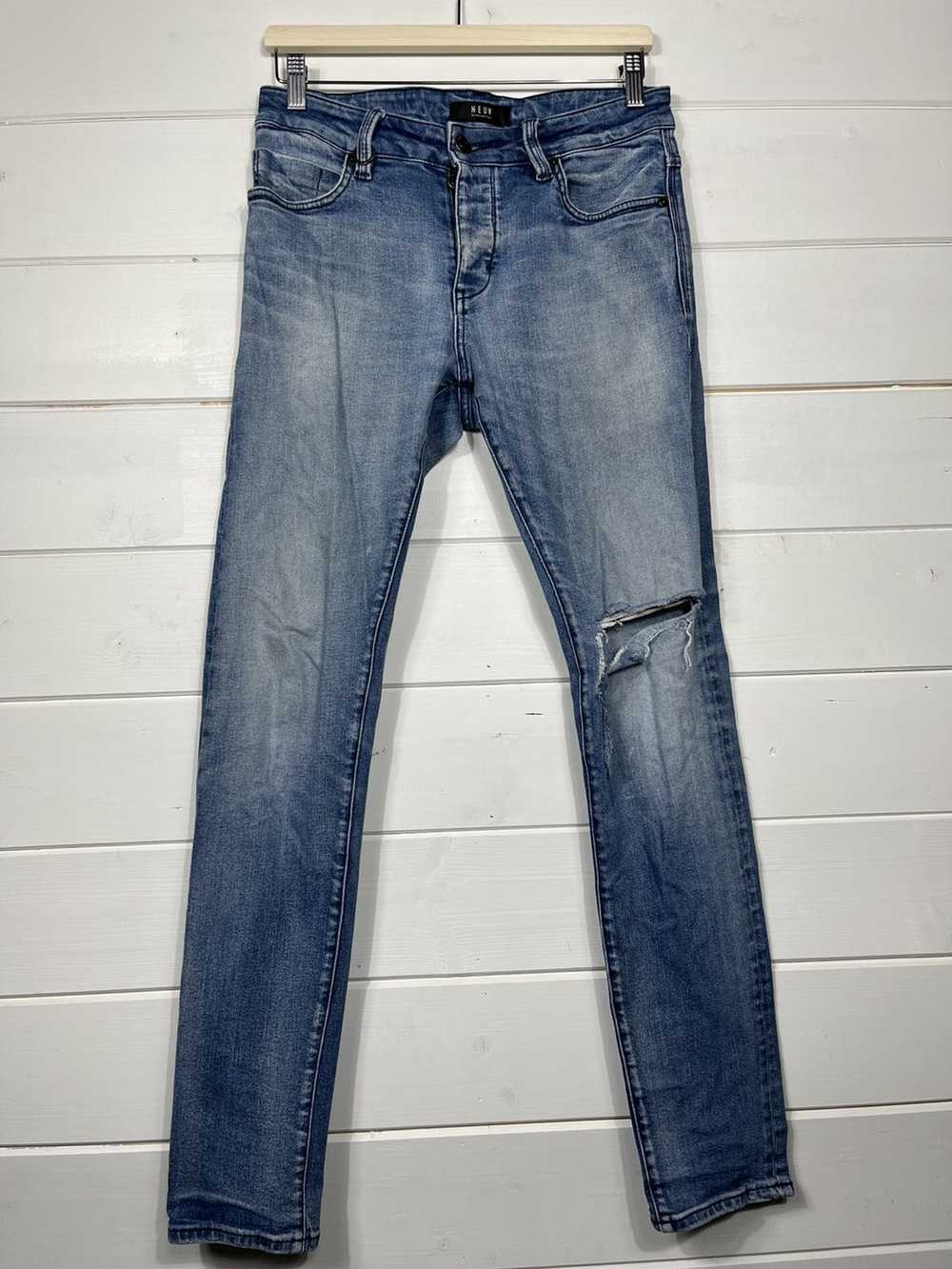 Neuw Neuw Iggy Skinny Jeans Mens W30 L32 Blue Den… - image 1