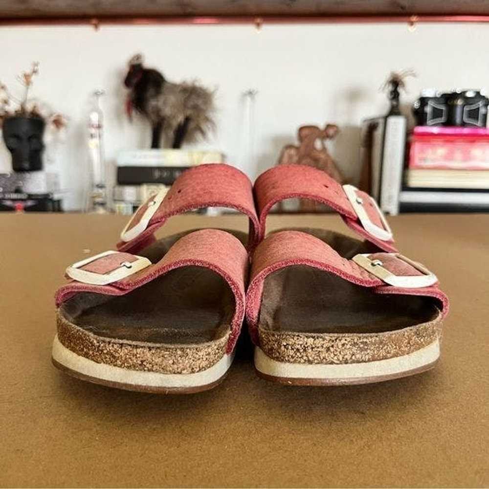 Birkenstock Arizona Red Soft Bed White Wall Sanda… - image 5