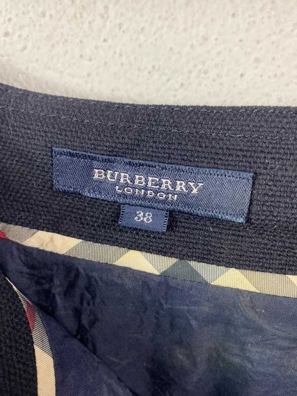 Burberry × Designer Burberry London Plain Navy Bl… - image 5