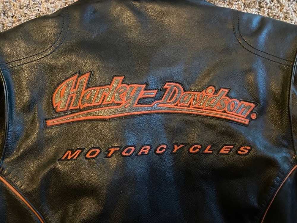 Harley Davidson × Leather Jacket × Vintage Vintag… - image 5