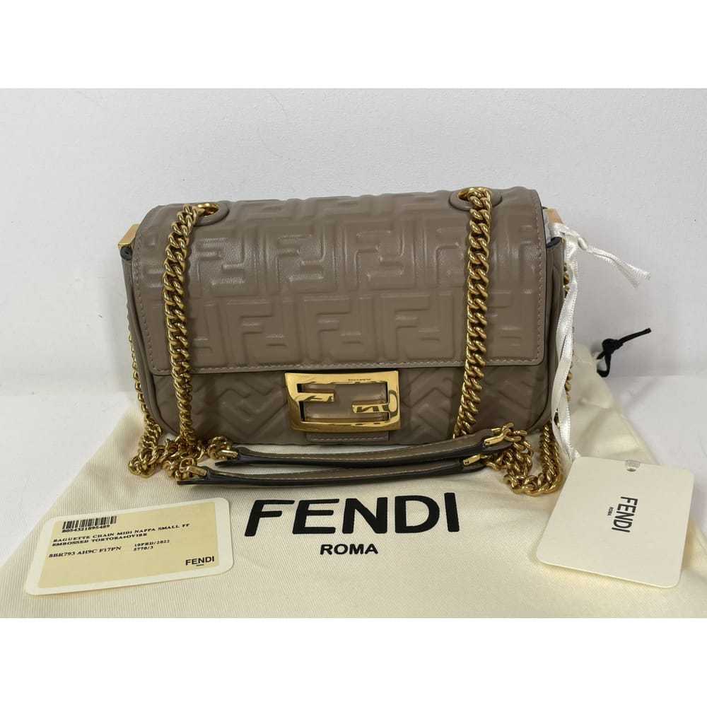 Fendi Baguette leather handbag - image 5