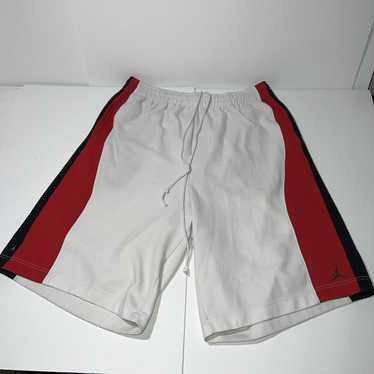 Nike Air Jordan Jumpman Gym Sweat Baggy Basketball Shorts Mens XXL 2XL on sale Red White