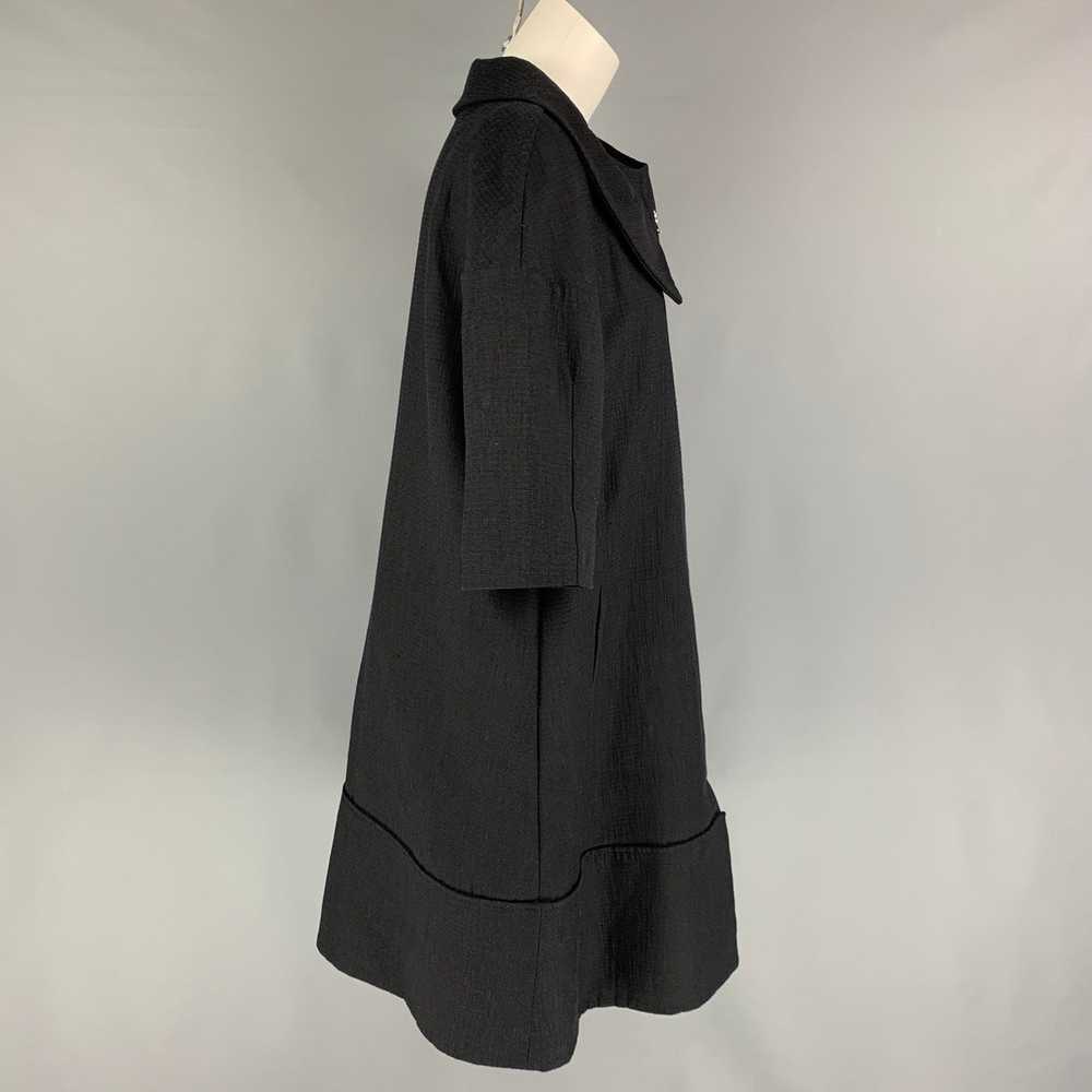 Marni Black Cotton Blend Short Sleeve Coat - image 2