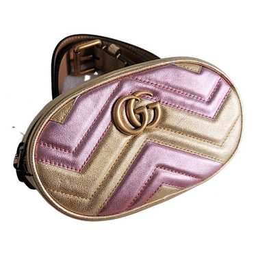 Gucci Gg Marmont Oval leather handbag - image 1