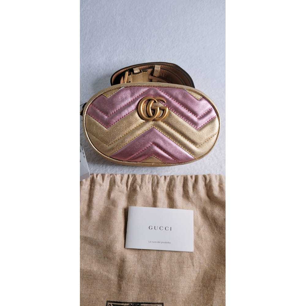 Gucci Gg Marmont Oval leather handbag - image 5