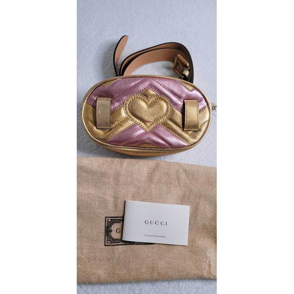 Gucci Gg Marmont Oval leather handbag - image 9