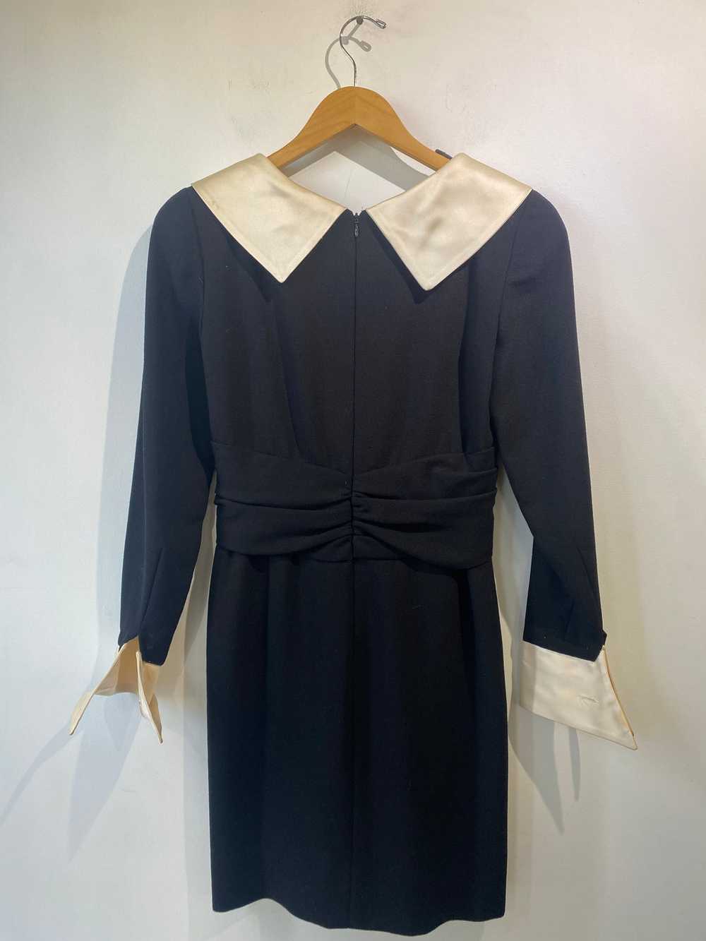 Vintage Bill Blass Black and White Cocktail Dress - image 2