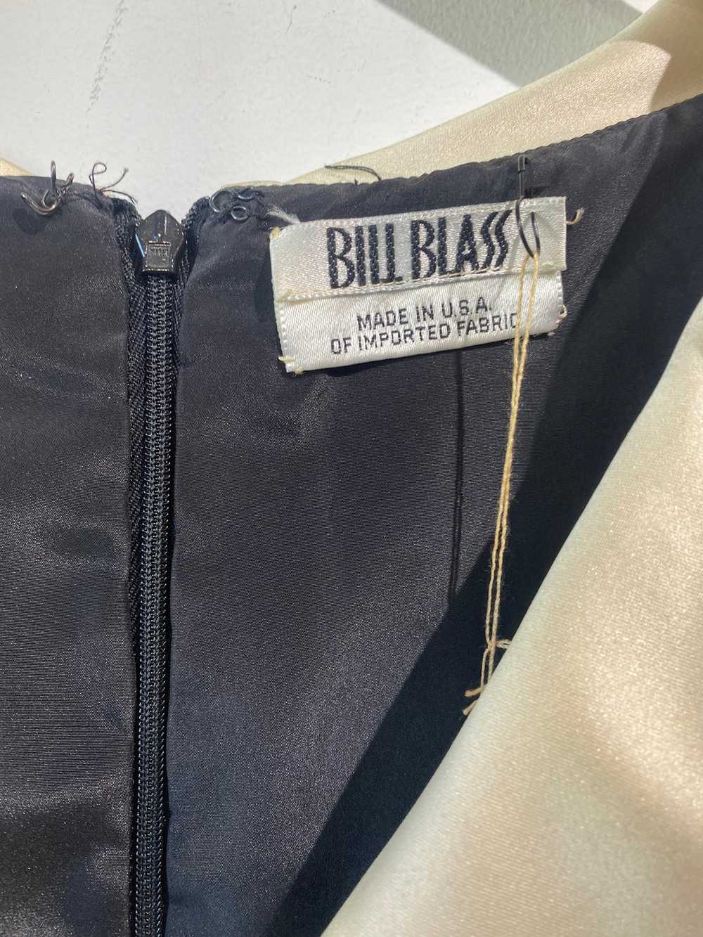 Vintage Bill Blass Black and White Cocktail Dress - image 3