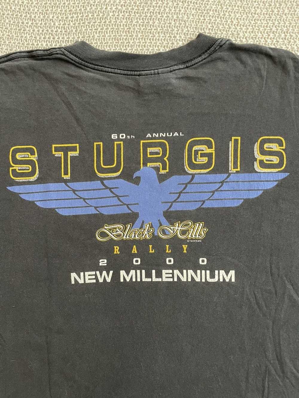 Vintage Sturgis 60th anniversary Biker T-shirt - image 6