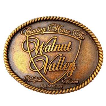 Unkwn Walnut Valley Bluegrass Festival 1995 Buckle