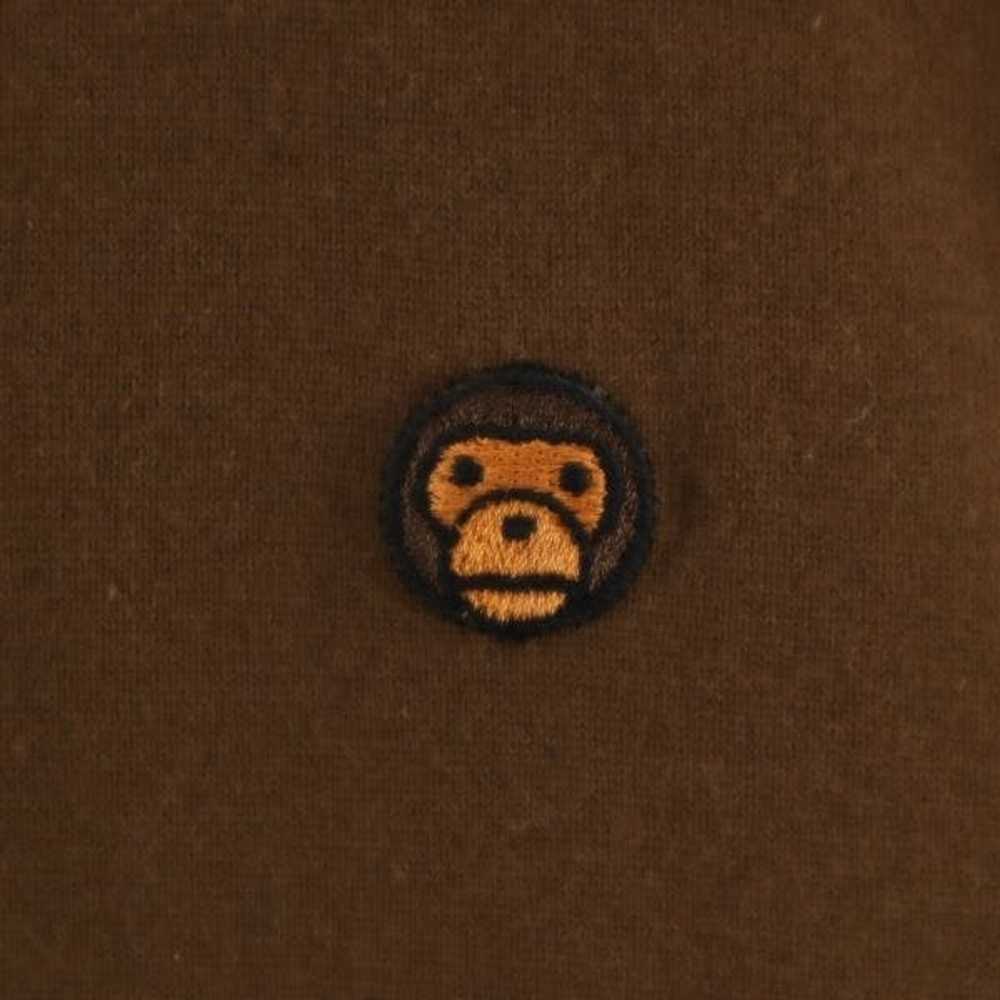 Bape Short Sleeve T-Shirts Brown x White Border P… - image 4