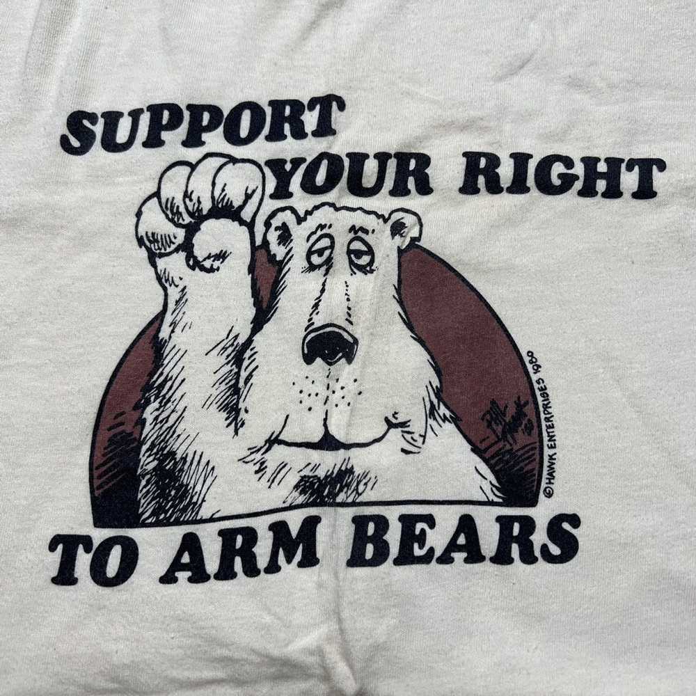Vintage Vintage 1980’s Support Your Right To Arm … - image 2