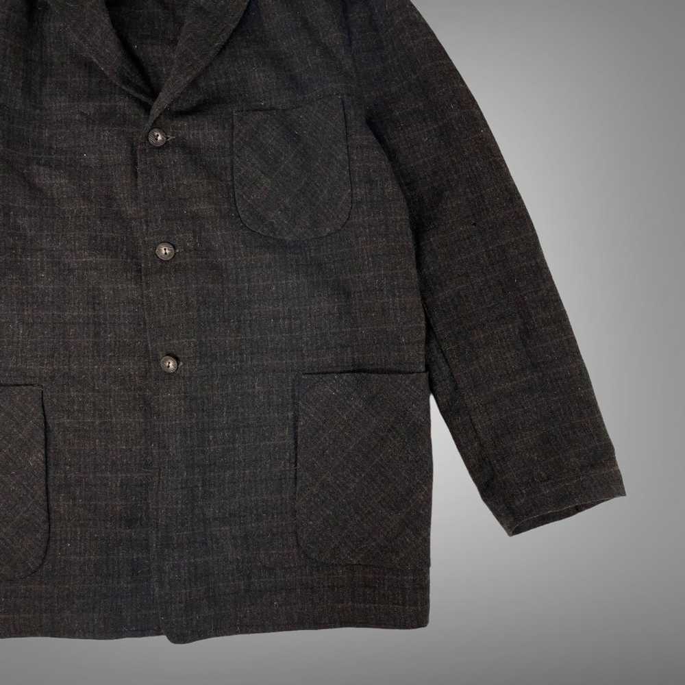 Vintage Vintage 1950s wool plaid button up jacket - image 2