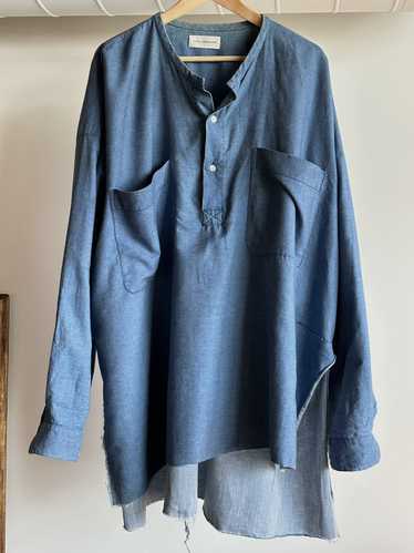 Faith Connexion Chambray blue Tunic Shirt - Split-